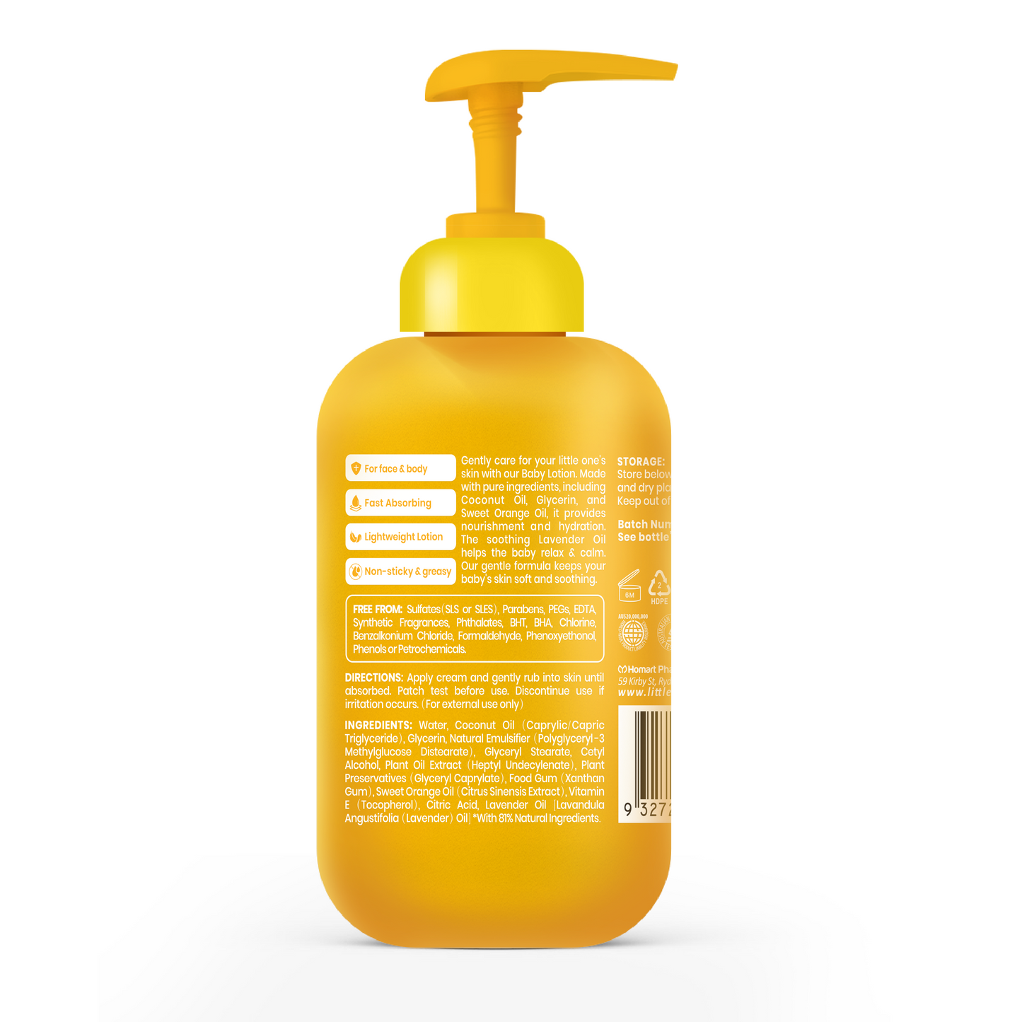 Baby Moisturising Lotion 500ml